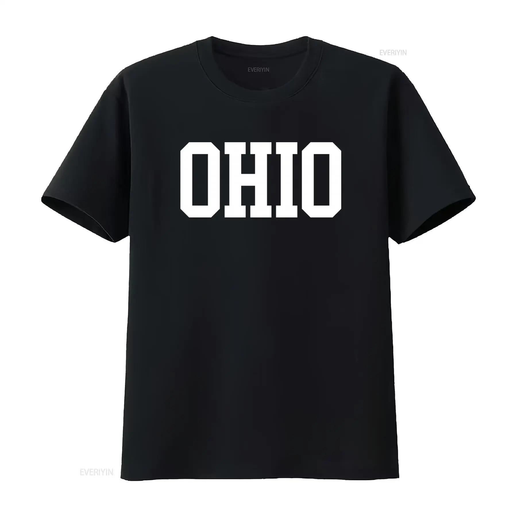 

Ohio Native T Shirt Fashion vintage Washed homme Soft designer clothes streetwear graphic Stylish Top For Everyday Wear fashi... 5XL різнокольоровий