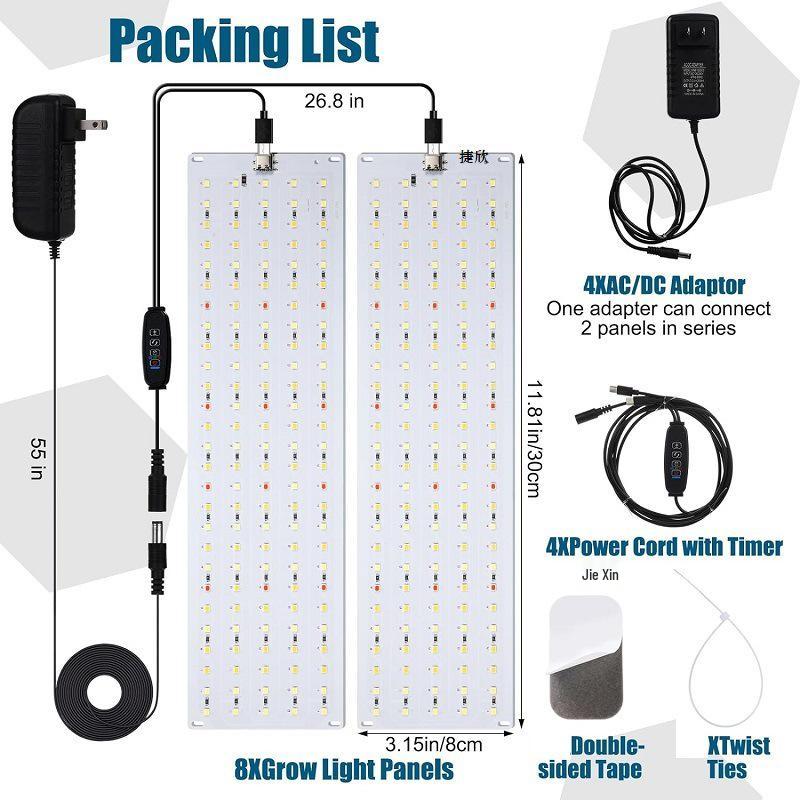 Full Spectrum LED Grow Light for Indoor Plants, Seedlings, and Aquariums
