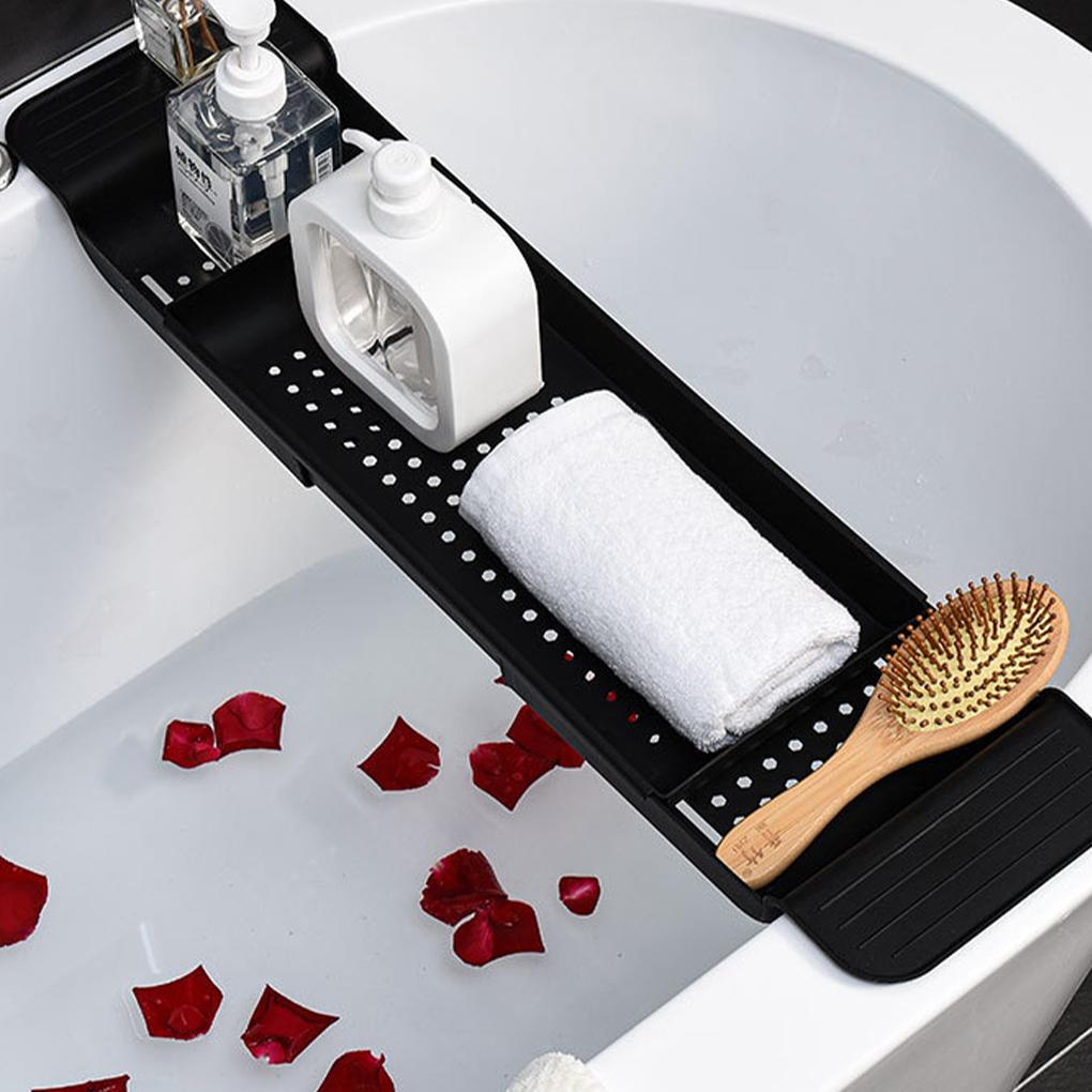 Expandable Bathtub Tray Space-saving And Multi-functional Expandable Bath Table Tray Gift