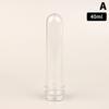30/40/100Ml Pet Test Tube Bottle Transparent Cylindrical Plastic Refillable Bottle For Mask Candy Data Line Masking Paper