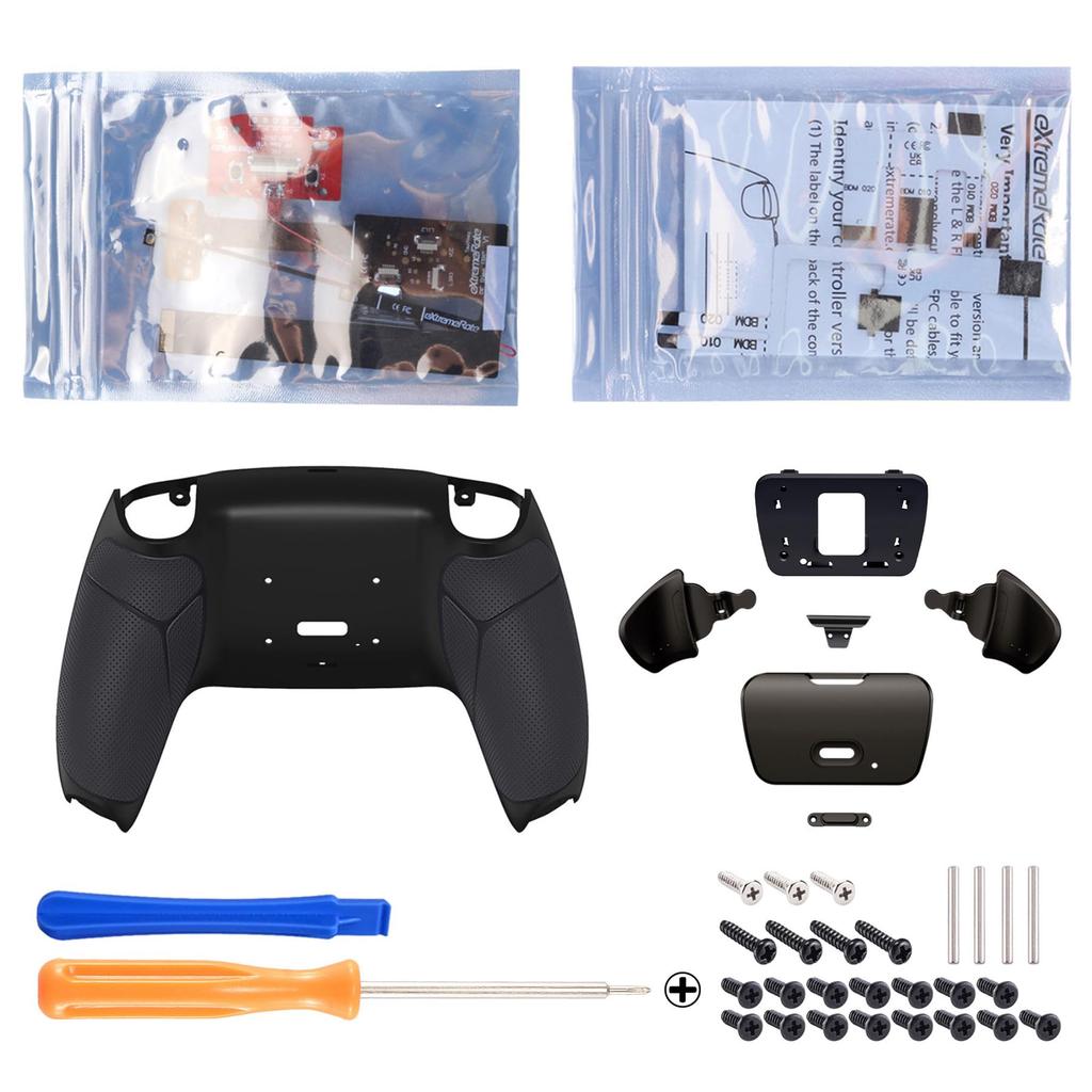 EXtremeRate Programmierbares Back Paddle Metal Version Rise Remap Kit Kompatibel mit PS5-Controller Kompatibel mit PS5-Controller mit Upgrade-Board und