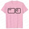 CTRL + C CTRL + V Family T-Shirt Father and Son Daughter Tshirts Funny Copy Paste Matching Family Oufits Tops Father's Dad Tees