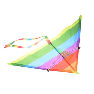 1 Pcs Latest Kids Kites Without Control Bar and Line Versatile Rainbow Kite Outdoor Baby Toys