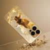Golden Eagle Pattern Metallic Glass Phone Case For iPhone 11 12 13 14 15 16 17 Pro Max 14 Plus 17 Air 16E Shockproof Cover