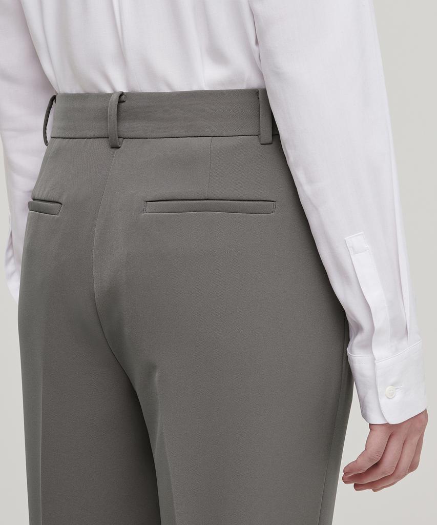 MUSINSA STANDARD WOMAN Women'S Fluid Slim Straight Slacks [Warm Gray]