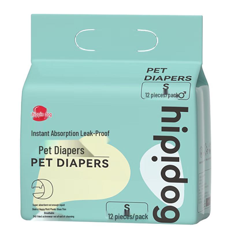 Hippie Dog Disposable Dog Diapers & Male Wraps