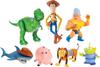 Disney & Pixar Toy Story Action Figures 7-Piece Set Woody, Slinky, Rex, Hamm, Alien, Rocky & Shark Disney 100 Collectible