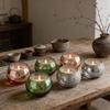 Glass Votive Candle Holders for Tealight Glass Tealight Candle Holders,Diwali Christmas Table Centerpiece Decors Gift
