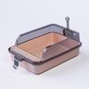 Extra Large Dust-Free Semi-Enclosed Cat Litter Box with Anti-Splash Design
