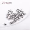 Rice Shape Beads For Jewelry Making Supplies DIY Findings Accessories 3X5MM 18K Gold Plated Oval Spacer Beads