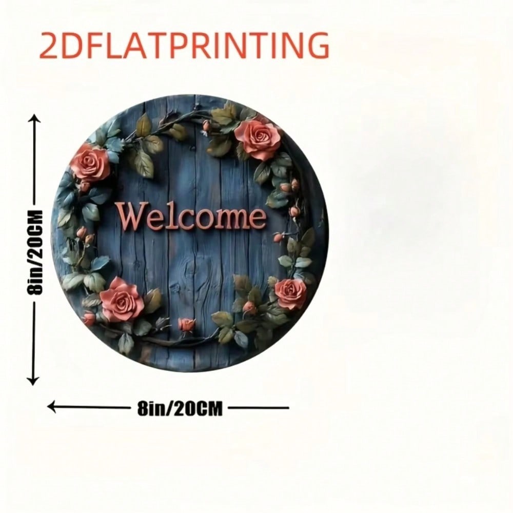 

Vintage Welcome Sign Metal Wall Art For Home Bar Cafe Office Decor 20x20