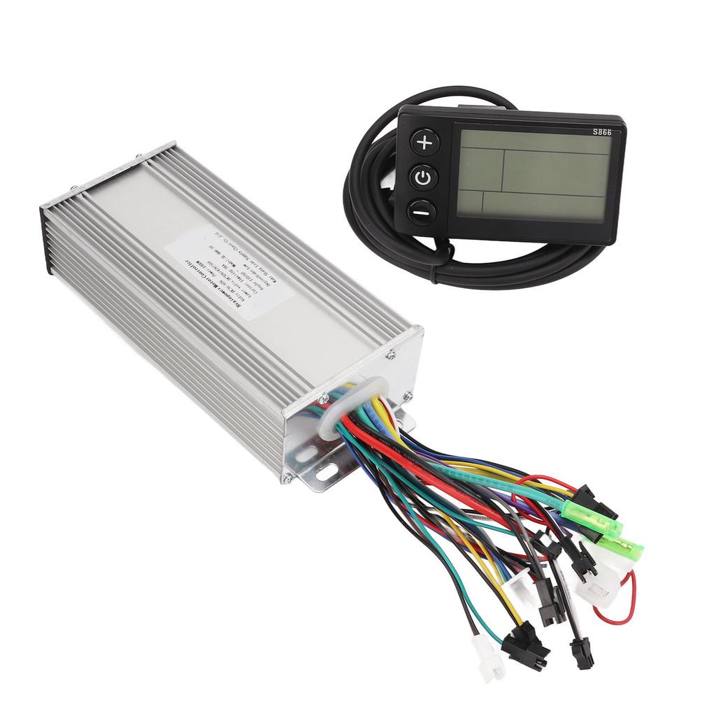 1000W Brushless Motor Intelligent Controller Waterptoof LCD Meter 36‑60V Aluminum Alloy Electric Bike Controller Kit