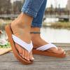 Luxury Round-toe Open-toe Flip-flops Stylish Thong Designer Women's Sandals 2026 Summer Comfortable Women Beach Slippers Selling