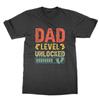 Dad Level Unlocked T-shirt New Dad Gamer Christening Present Gender Reveal Gift