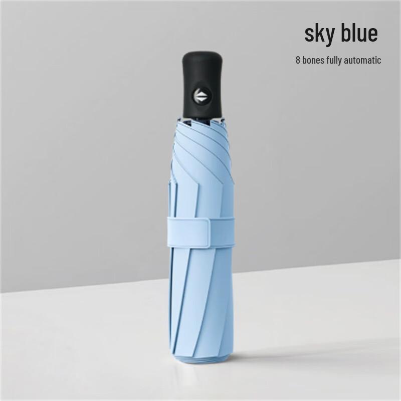 Automatic UV Protection Black Glue Dual-Use Umbrella