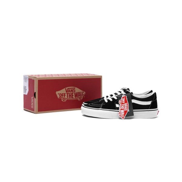 Vans Sk8 Bequeme Weiche Low Top Skateschuhe Unisex Sneaker Schwarz VN0A4UUK6BT1