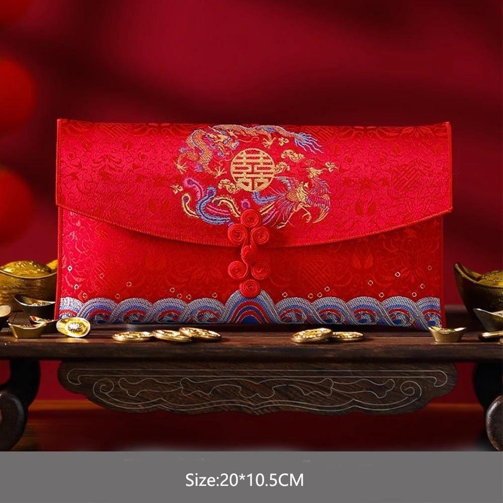 Best Wishes Wedding Red Envelope Multiple Patterns Red Money Packet HongBao Spring Festival