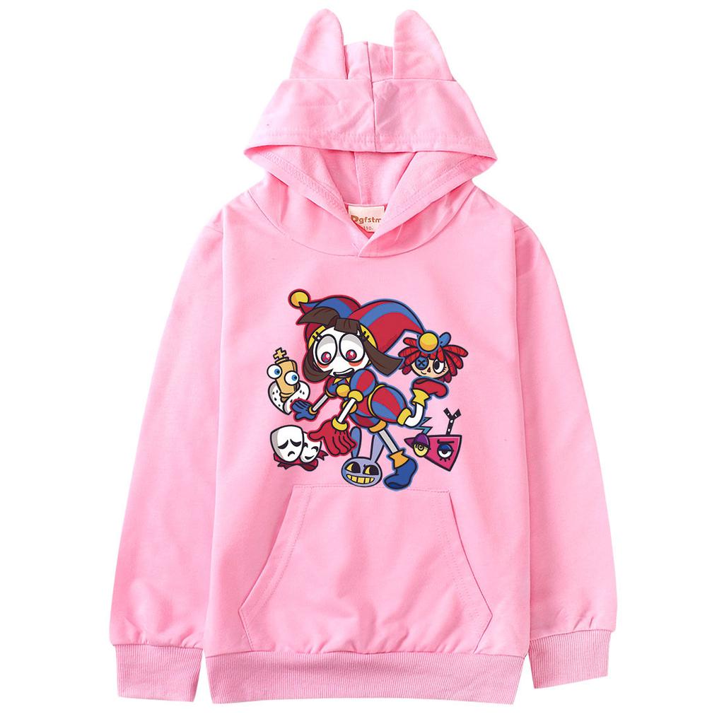 The Amazing Digital Circus Hoodie Toddler Girls Pomni Clothes Baby Boys Long Sleeve Sweatshirt 2026 Autumn Children's Clothing