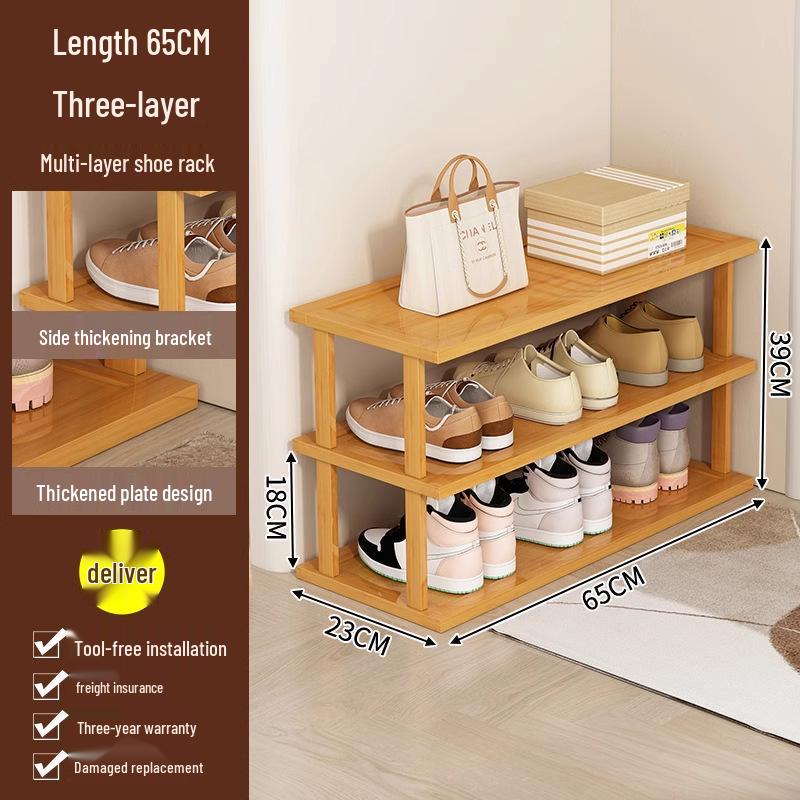 Compact Multi-Layer Shoe Rack for Doorway, Home, or Dorm - Space-Saving Under-Table Shoe Storage Cabinet