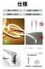 SPAHER EL Fluorescent Tube LED Strip Light, AC100V, Waterproof, 2024 Newly Developed EL Wire, 120SMDM, No Wiring Required, Indirect Lighting, Plug