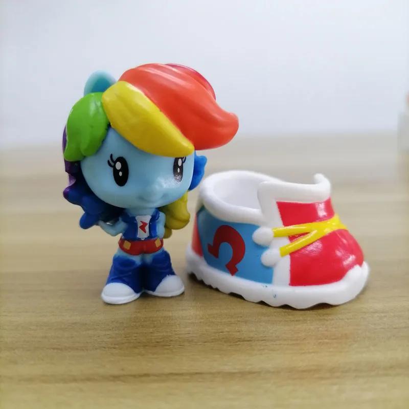 My Little Pony Figurine Applejack Rainbow Dash Rarity Fluttershy Twilight Sparkle Model Plaything Figurine Collect Ornaments