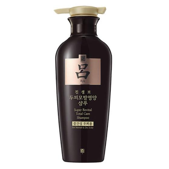 Ryo Jinsaengbo Super Revital Total Care Shampoo for normal og tørr hodebunn 400 ml