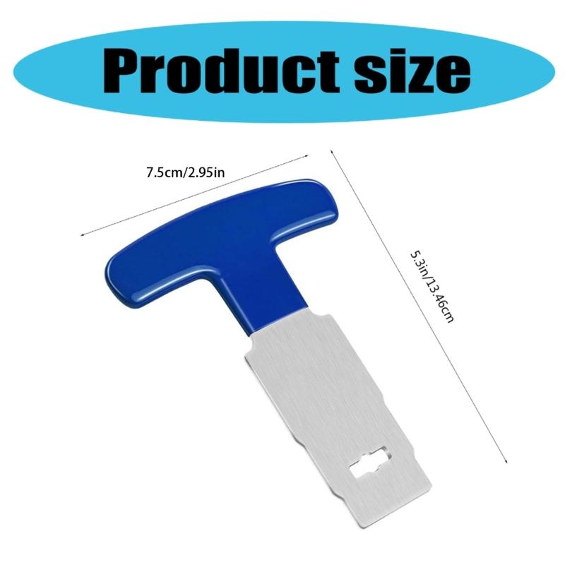 Wydajne narzędzie do usuwania dysz basenowych z ergonomicznym gumowym uchwytem do kwadratowych korków spustowych w basenach naziemnych