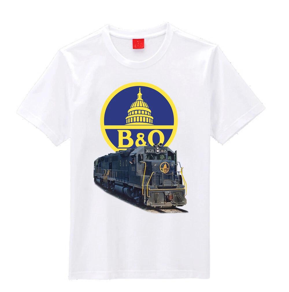 Baltimore & Ohio Railroad Freight Train T-shirts XL