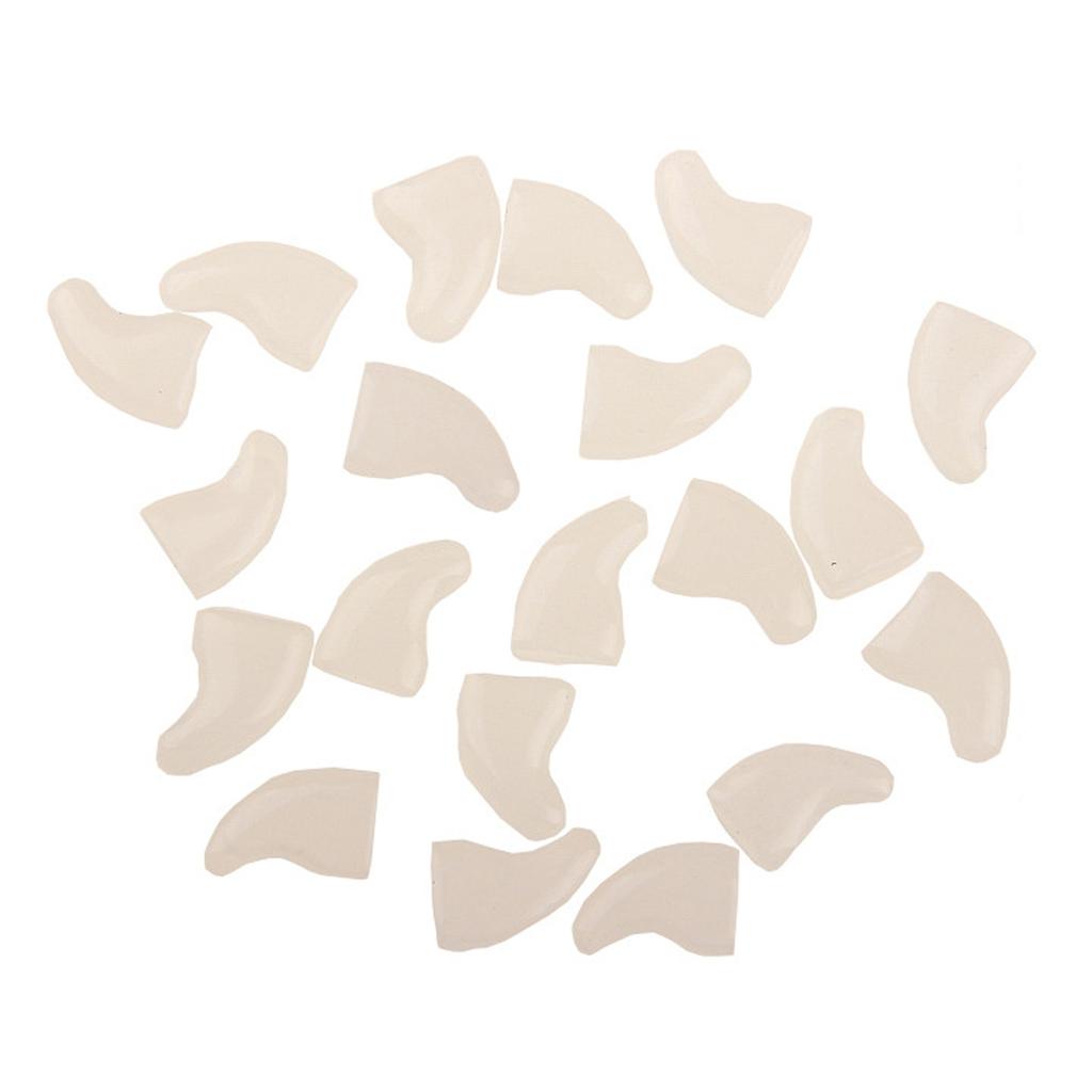 Silikonowe Miękkie Nakładki na Pazury Kota Zwierzak Kot Miękkie Łapki Ochraniacz na Pazury Pokrowiec Z Darmowym Klejem i Aplikatorem dla Kociaka 20 szt./partia