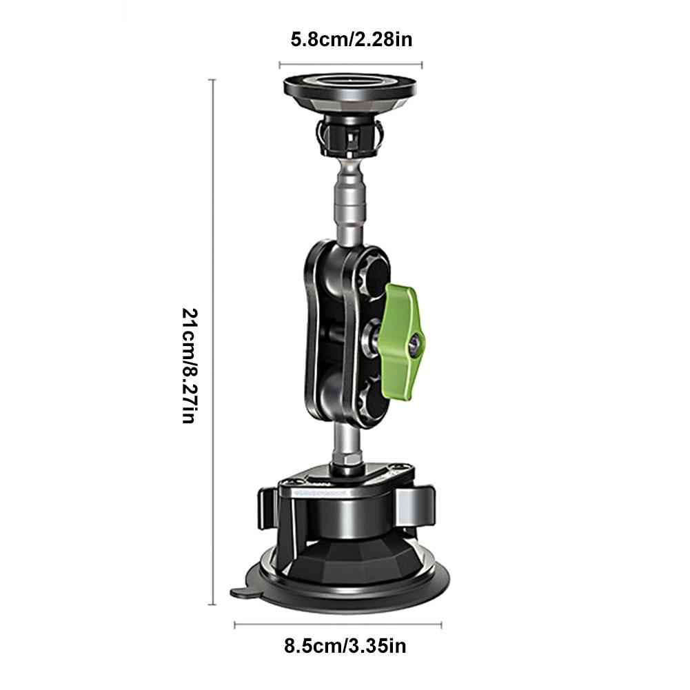 Magnetic Metal Phone Holder Vacuum Adsorption Cell Phone Car Mount Suction Cup Car Phone Mount for iPhone Samsung All Smartphone