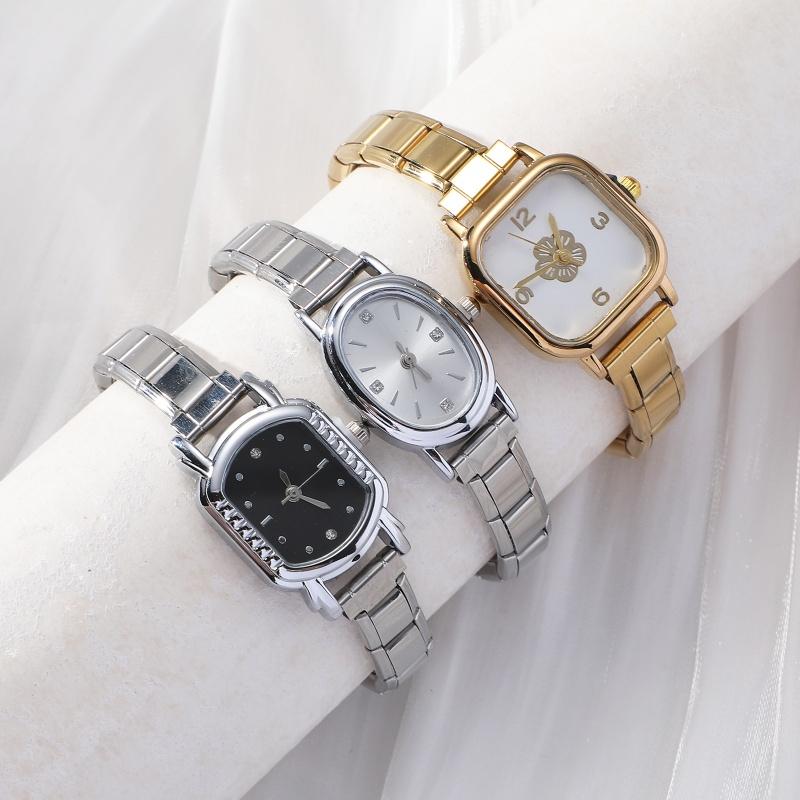 Vintage Luxury High Quality Women's Men's Stainless Steel Windmill Shaped Watch Bracelet For Friend Birthday DIY Jewelry Gifts