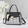 Small Purses And Handbags For Women Fashion Crossbody Bag Lightweight Shoulder Bag, Plaid Pattern Satchel