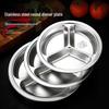 Stainless Steel Divided Lunch Plate