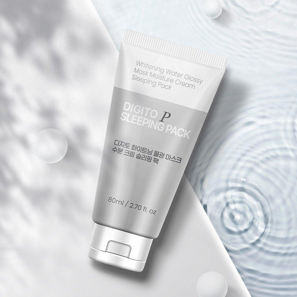 Digito Aufhellende Schlafmaske Water Glow Maske Schlafmaske Feuchtigkeitsspendende Cica Beruhigende Pflege