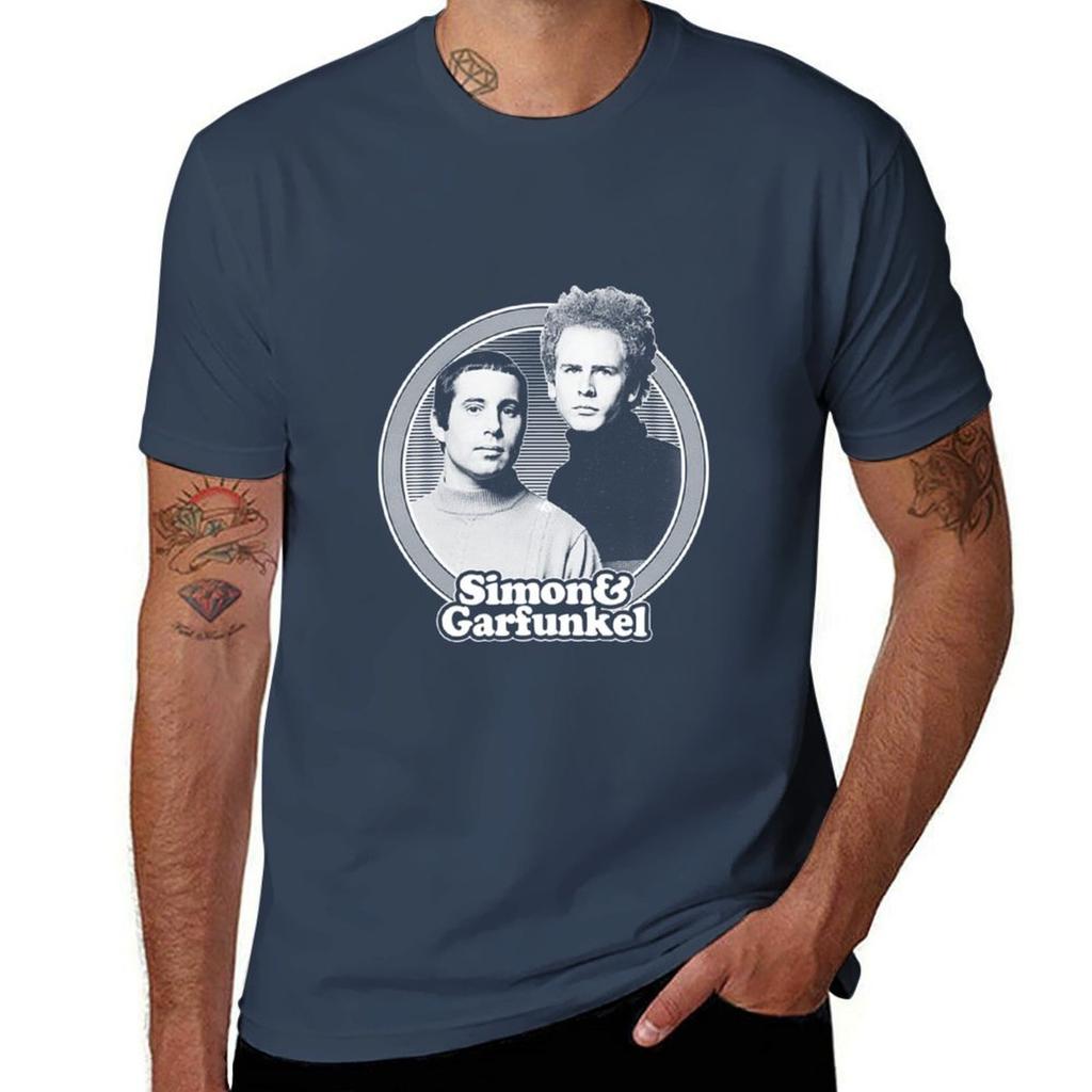 Simon Garfunkel Tshirt Large Size Breathable Tee