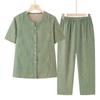 Elderly Women's Casual Summer Two-Piece Set