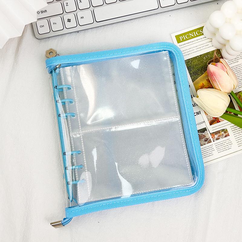 Large Capacity Polaroid Scrapbook Album: Ring Binder for Postcards, Small Cards, and Couple Photos