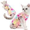 Anti-léchage S-XL Vêtements pour chatons Chemise à porter après la chirurgie Combinaisons de récupération Vêtements pour chat Accessoires pour animaux de compagnie Gilet pour chat