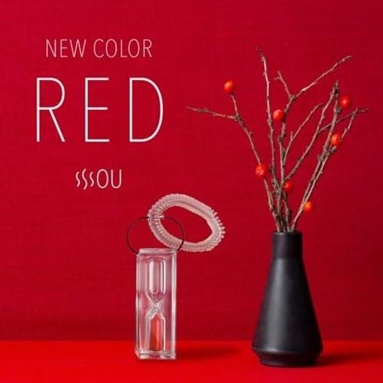 SOU RAKUSE Acrylic Waterproof Sand Timer (5-Minute / Red) Sauna (Waterproof Lightweight Shatter-Resistant)