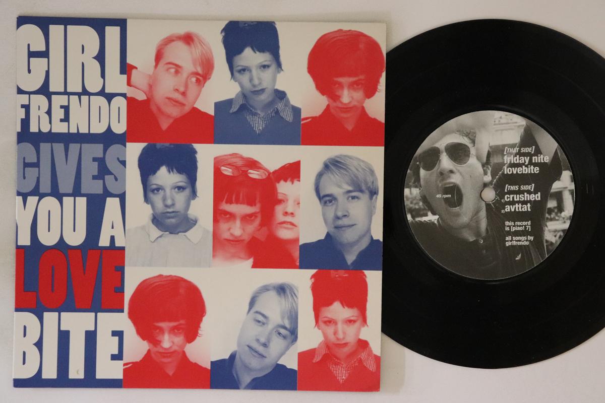 

7inch Record GIRLFRENDO - Gives You A Lovebite PIAO!7 Piao! 1997 UK Rock Used