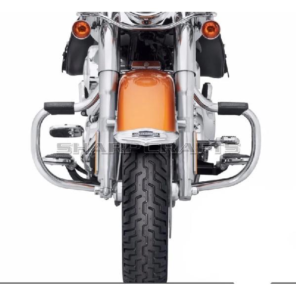 Motorcycle 32mm 1-1/4" Engine Guard Bar Rubber Pegs For Harley Softail Sportster Road King Touring Honda Yamaha Suzuki Kawasaki