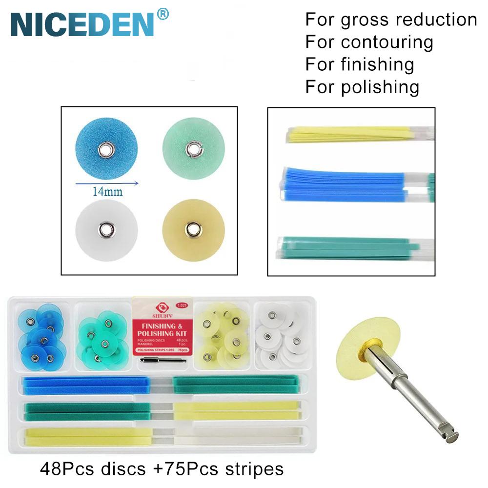 Niceden Dental Resin Composite Material Diamond Polishing Disc and Strips