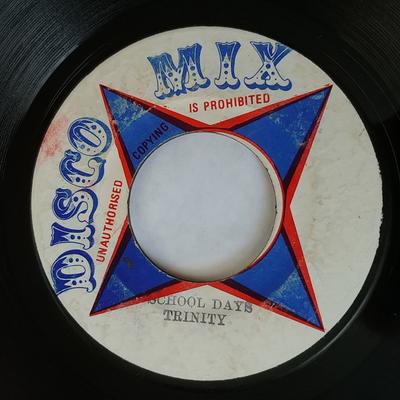 7inch Record TRINITY - School Days NONE Disco Mix Jamaica Reggae, Ska & Dub Used