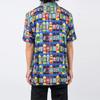 Vans X Fergus Purcell Soda Bottle Print Short Sleeve Shirt Men Tops Blue VN0A4RS1W02