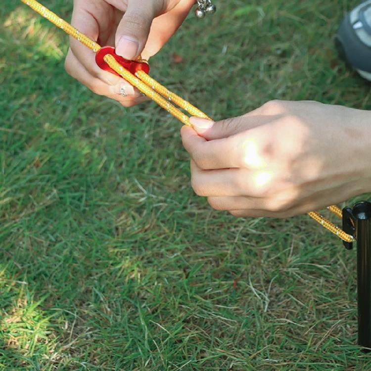 10lots Tent Cord Fasteners Tent Guyline Tensioners Outdoor Wind Rope Buckles for Camping and Outdoor Event