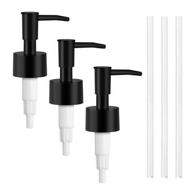 Reusable Soap Pump Heads Easy Installation Soap Dispenser Pump Plastic Texture Suitable for Various Neck Size Bottles