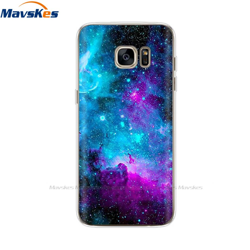 Custodia in Silicone Cartone Animato Per Samsung Galaxy S7 Custodie Cover Fiore Morbido TPU Custodia per Telefono Per Samsung S7 edge G930F G930FD G930W8 Funda
