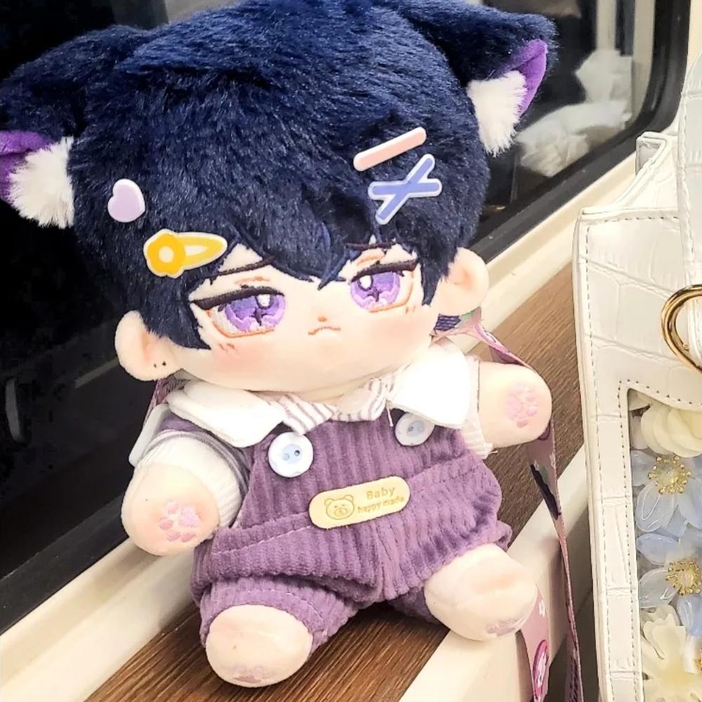 1 Set Outfit 20cm Cotton Doll Clothes Striped T-shirt Plush Doll Clothes  Doll Accessories