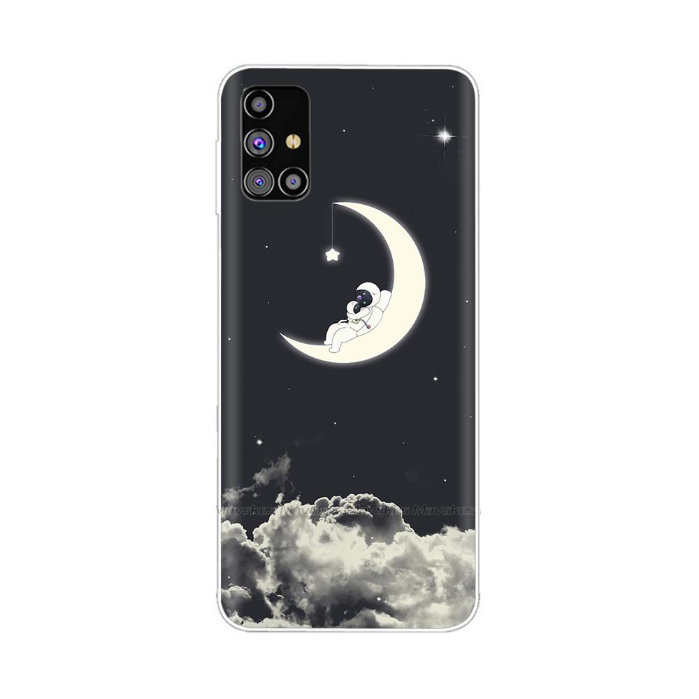 For Samsung Galaxy M51 Case SM-M515F Phone Case Creative Full Protection TPU Back Cover For Samsung M51 M 51 Soft Silicone Funda