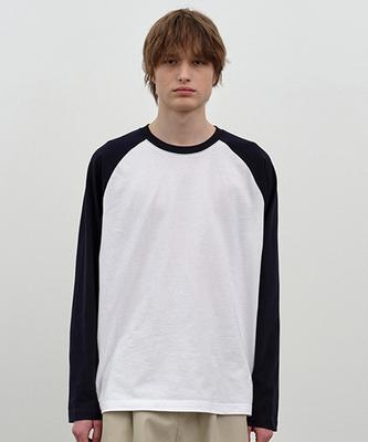 Nau Raglan Long Sleeve T-Shirt White